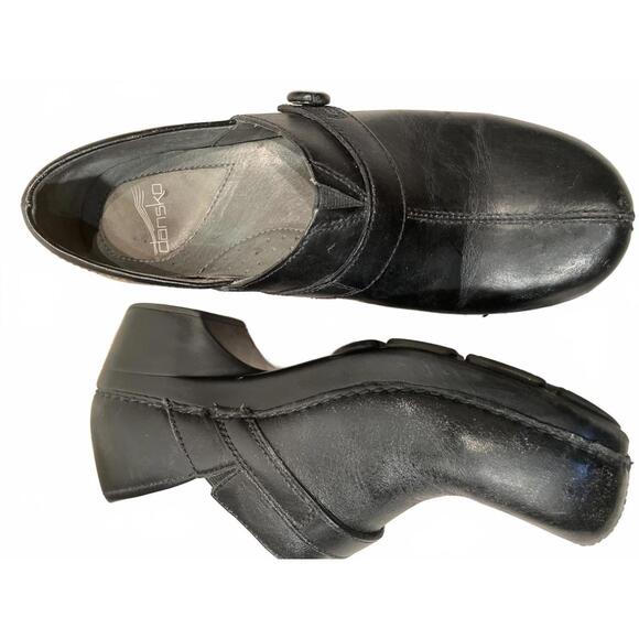 Dansko Shoes - Dansko Leather Clogs Shoes Mules Women's 39 Black Prarie